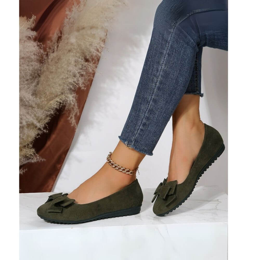 Komfort und Schmerzlinderung in einem – Sophie Orthopädische Sandalen in Grün für bessere Haltung und weniger Schmerzen.