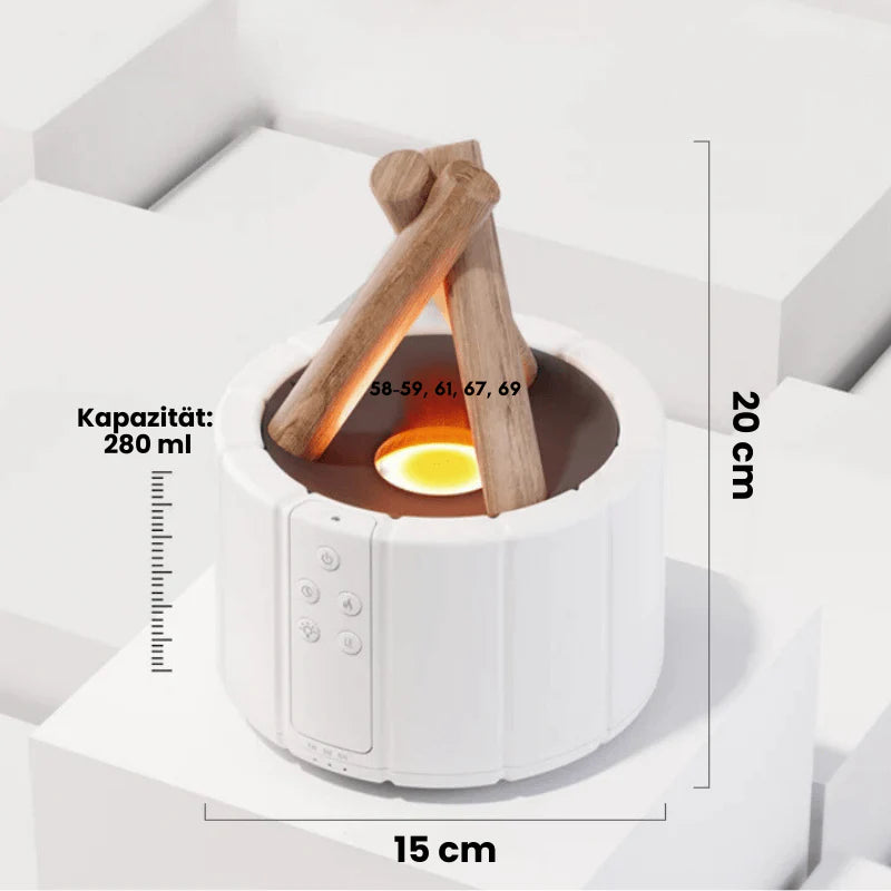 Aromadiffusor mit Flammeneffekt – stilvolle Duftlösung mit Timerfunktion
